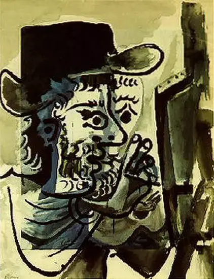 Pablo Picasso. The painter I, 1964