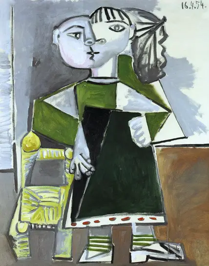 Pablo Picasso. Paloma standing, 1954