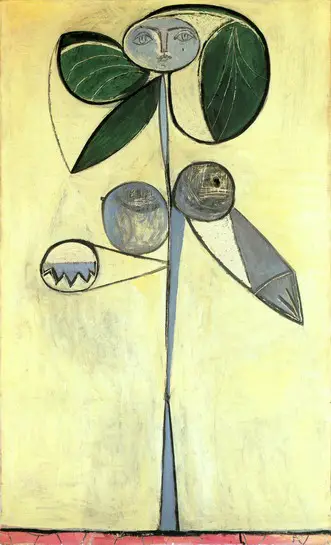 Pablo Picasso. Woman-flower , 1946