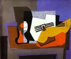 Pablo Picasso. Still Life with Guitar, 1921