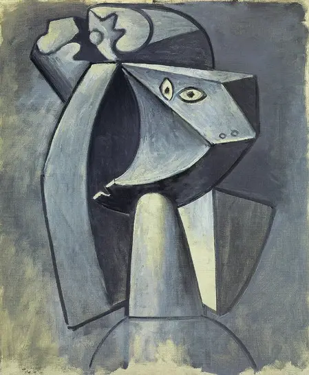 Pablo Picasso. Head to the cap, 1947