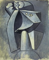 Pablo Picasso. Head to the cap, 1947