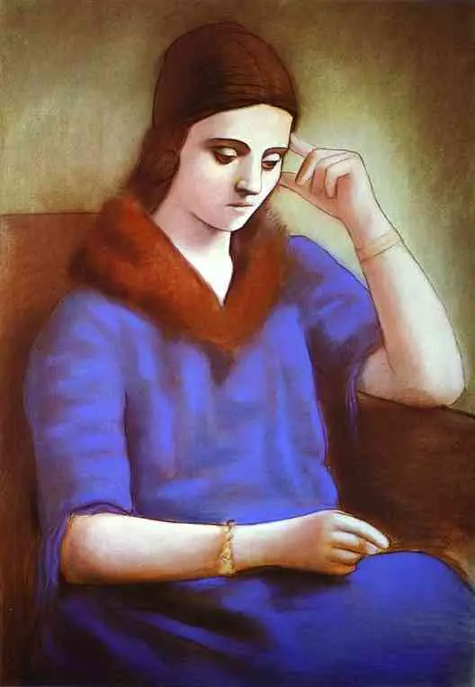 Pablo Picasso. Portrait of Olga Picasso, 1922