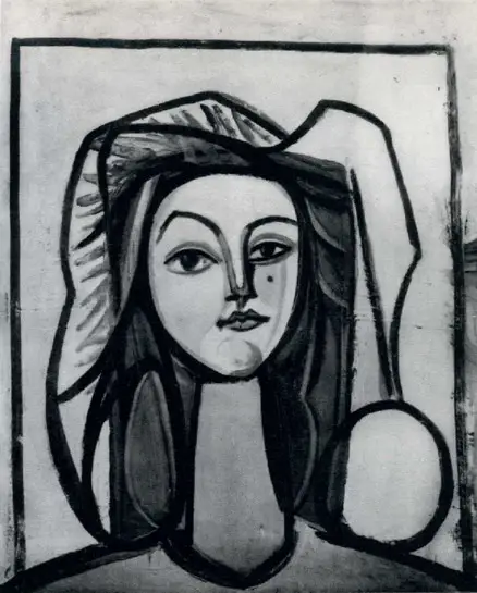 Pablo Picasso. Head of a Woman (Françoise), 1946