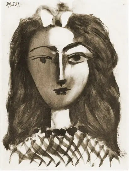 Pablo Picasso. Head girl, 1949