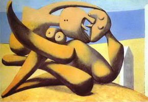 Pablo Picasso. Figures on a Beach, 1931