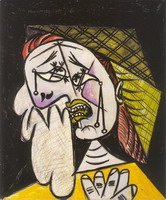 Pablo Picasso. Weeping Woman with scarf, 1937