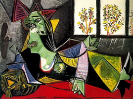 Pablo Picasso. Woman lengthened on a sofa (Dora Maar), 1939