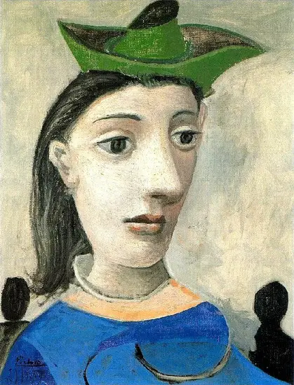 Pablo Picasso. Woman with green hat, 1939