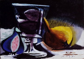 Pablo Picasso. Still life with glass, 1937