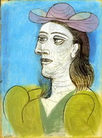 Bust of Woman with Hat