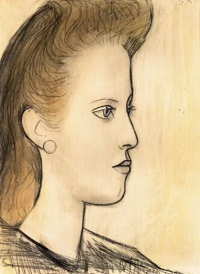 Pablo Picasso. Portrait of Mademoiselle Aubrey, 1941
