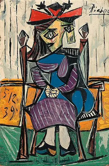 Pablo Picasso. Seated Woman, 1962
