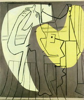 Pablo Picasso. The Artist and His Model, 1963