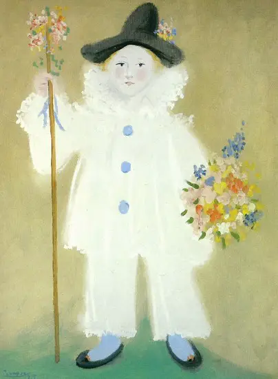 Pablo Picasso. Portrait of Paul in Pierrot, 1929
