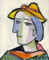 Pablo Picasso. Marie-Therese Walter with a hat, 1936