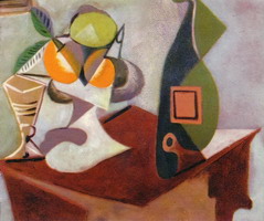 Pablo Picasso. Still life with lemon and oranges, 1936