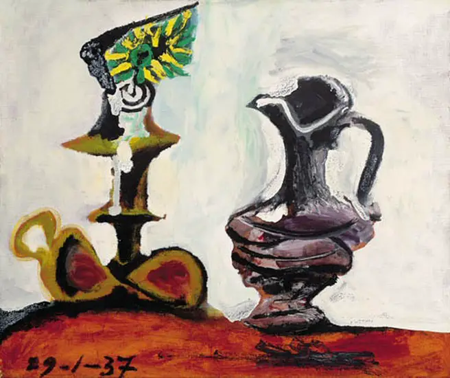 Pablo Picasso. Still life with the candle, 1937