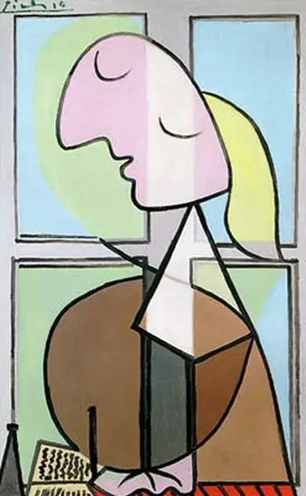 Pablo Picasso. Profile female bust, 1932