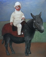 Paul on a donkey