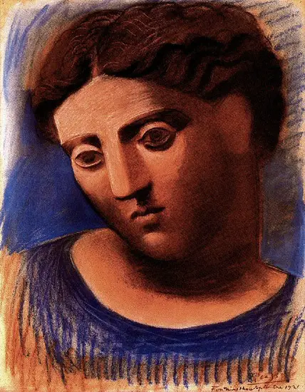 Pablo Picasso. Head of a Woman, 1921