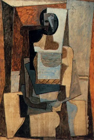 Pablo Picasso. Woman sitting in an armchair, 1919