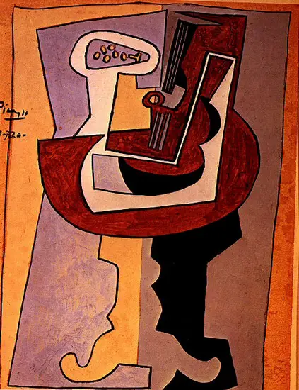 Pablo Picasso. Man with a Mandolin, 1911