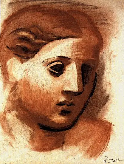 Pablo Picasso. Head of a Woman, 1921