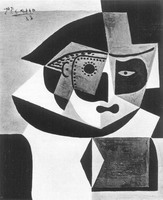 Pablo Picasso. Head of Harlequin, 1923