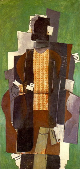 Pablo Picasso. Man with a Pipe (The smoker), 1914