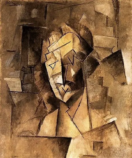 Pablo Picasso. Man head, 1909