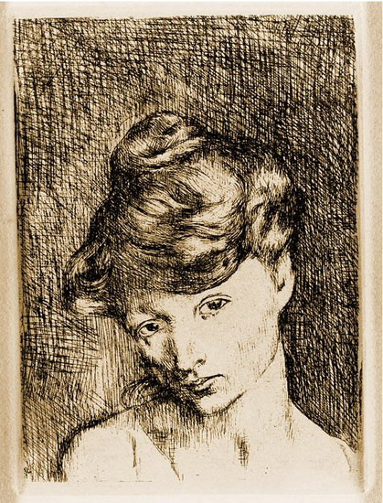 Pablo Picasso. Head of a Woman: Madeleine, 1905