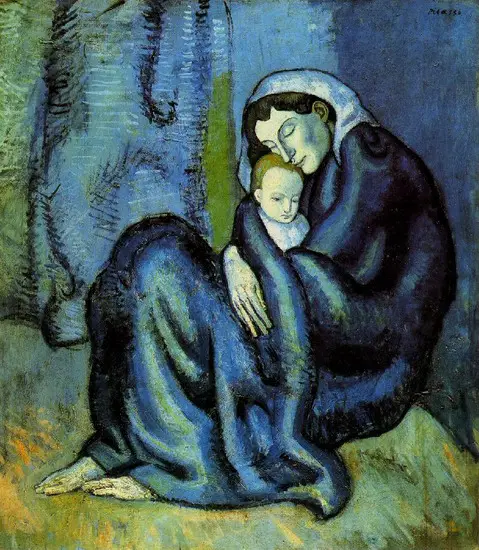 Pablo Picasso. Mother and Child, 1901