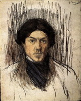 Pablo Picasso. self-portrait, 1899