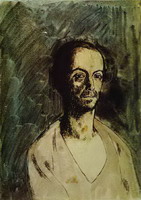 Pablo Picasso. The Catalan Sculptor Manolo (Manuel Hugue), 1904