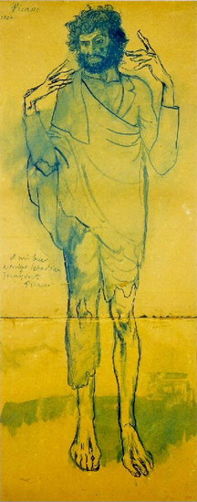 Pablo Picasso. The madman (L`idiot), 1904