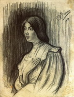 Pablo Picasso. Portrait of Lola, 1898