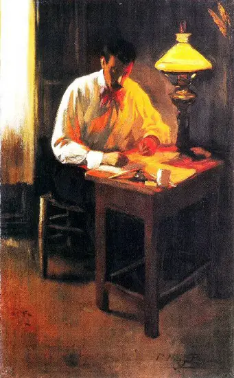 Pablo Picasso — Portrait of Josep Cardona, 1899