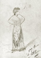 Pablo Picasso. Woman Malaga, 1891