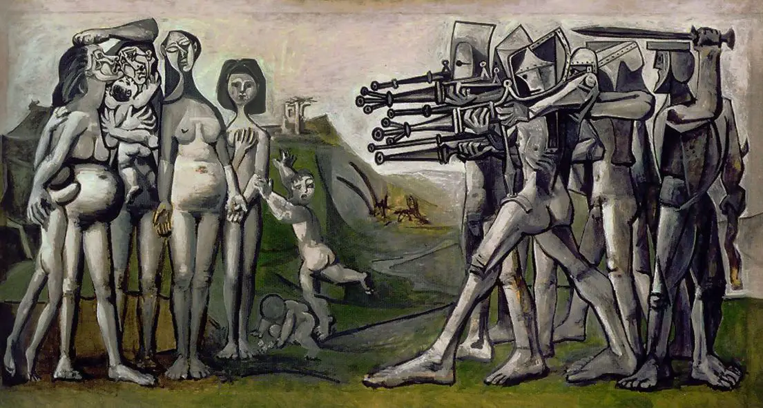 Pablo Picasso. Massacre in Korea, 1951