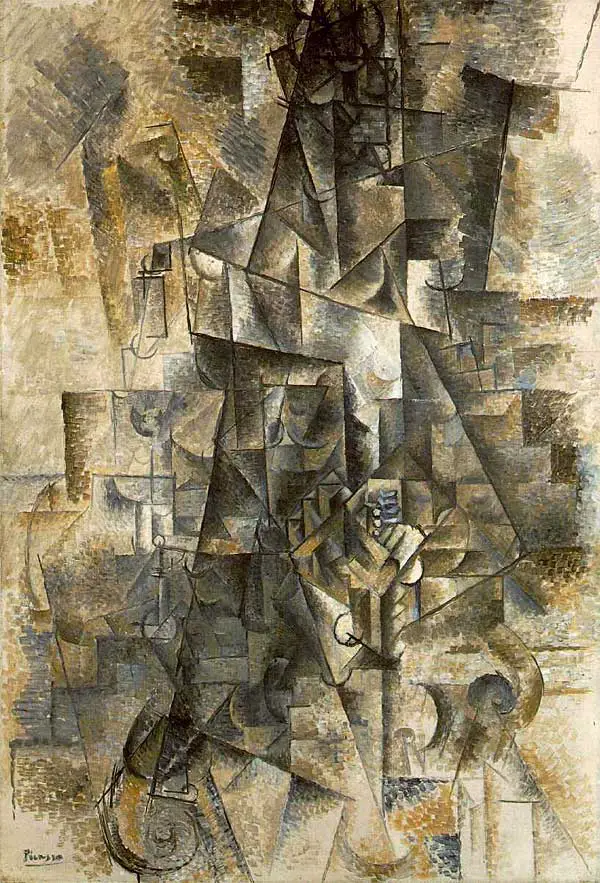 Pablo Picasso. Accordionist, 1911