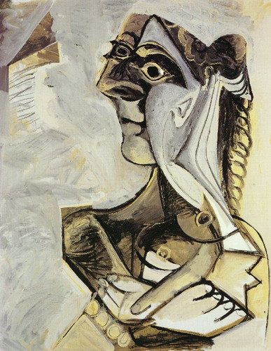 Pablo Picasso. Seated Woman (Jacqueline), 1971