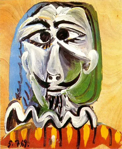 Pablo Picasso. Man Head 1, 1969