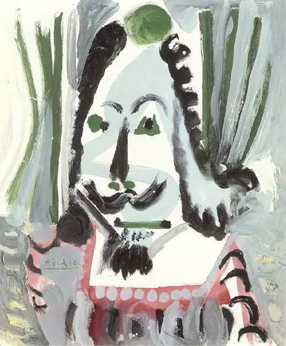 Pablo Picasso. Mousquetaire- bust, 1967