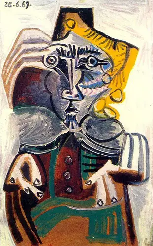 Pablo Picasso. Man in wheelchair, 1969