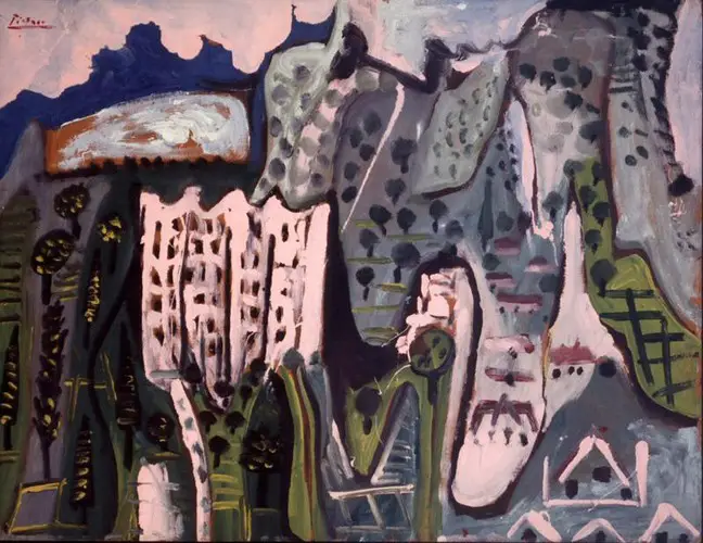 Pablo Picasso. Paysage de Mougins, 1965