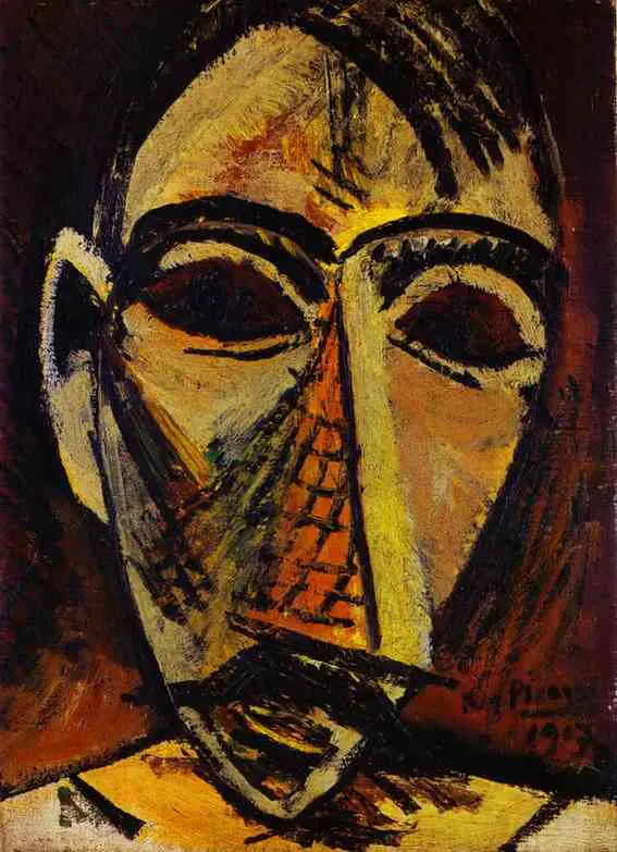 Pablo Picasso. Head of a Man, 1907