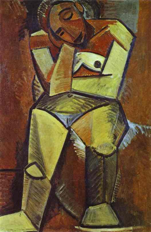 Pablo Picasso. Woman Seated, 1908