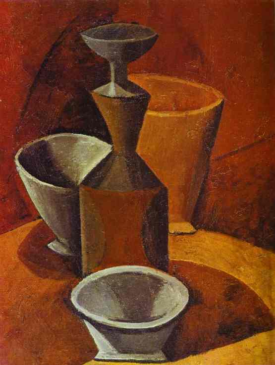 Pablo Picasso. Decanter and Tureens. 1908 year