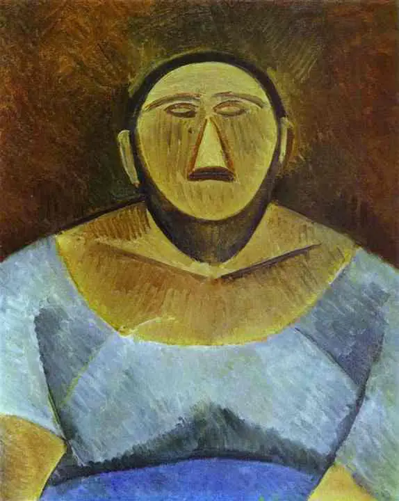 Pablo Picasso. La Fermiere. 1908 year